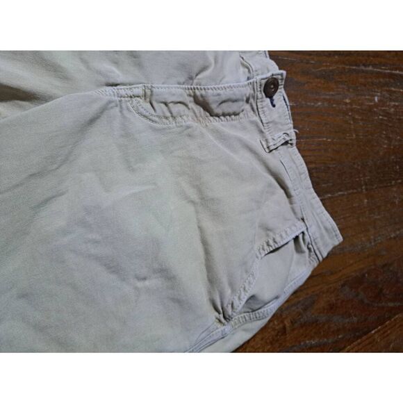 31" Waist American Eagle Classic Fit Active Flex Khaki Tan Shorts - Picture 3 of 6